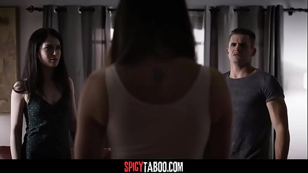 Pervy stepsiblings share stepmom’s pussy